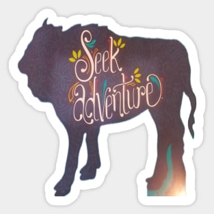 Seek Adventure Sticker